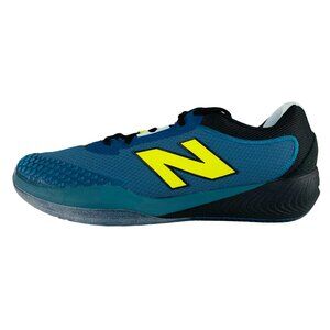 New Balance FuelCell 996v6 Black Blue Men's Tennis Pickleball Shoes MCH996U6